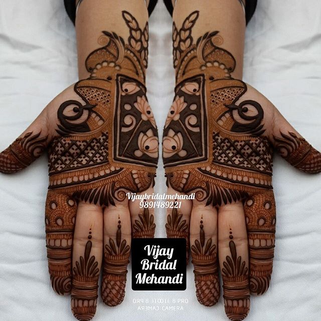 simple henna mehndi design for beginner|| latest arabic mehndi design|raveena's  mehndi - YouTube